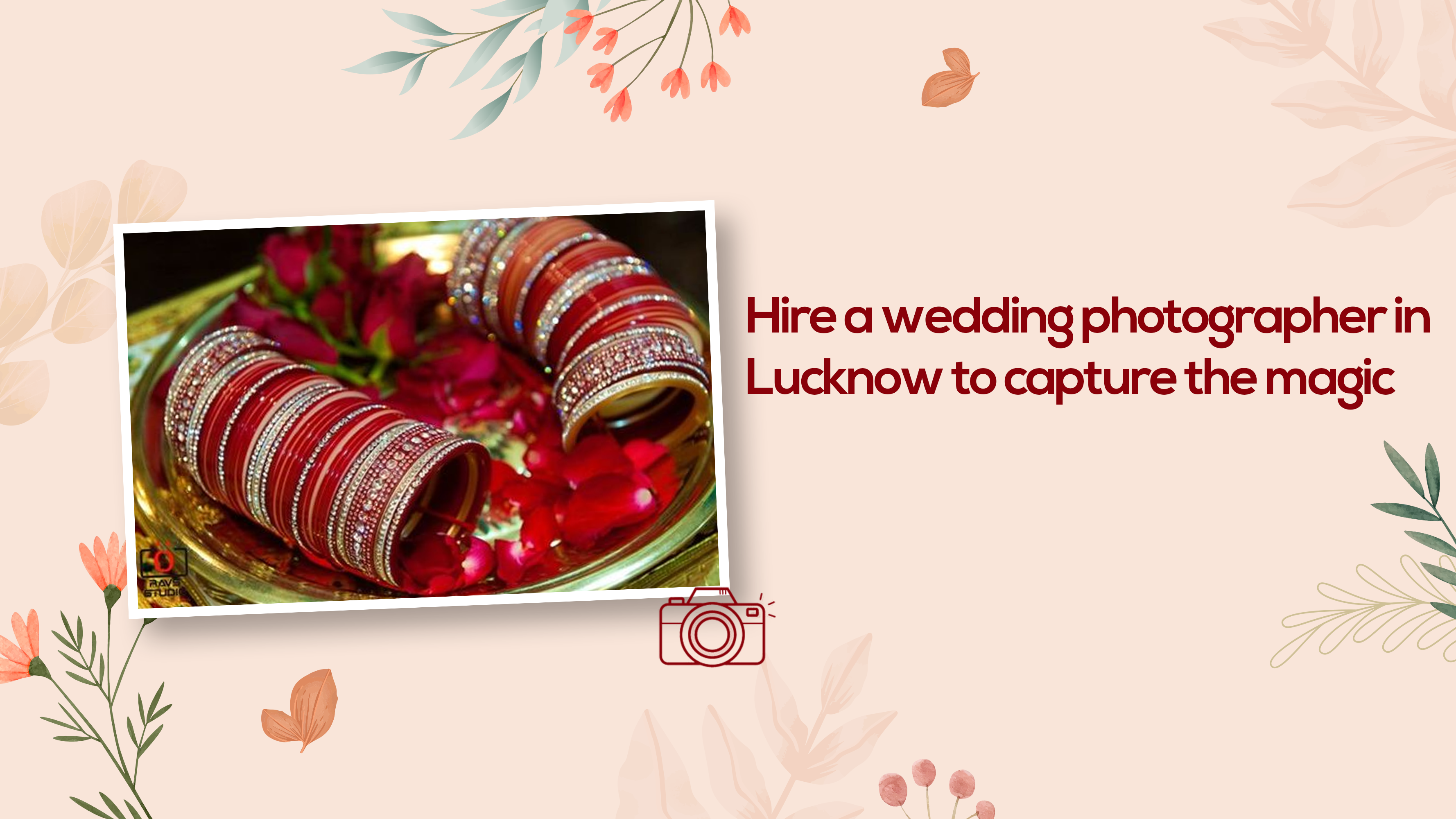 Hire a Wedding Photographer in Lucknow to capture the magic